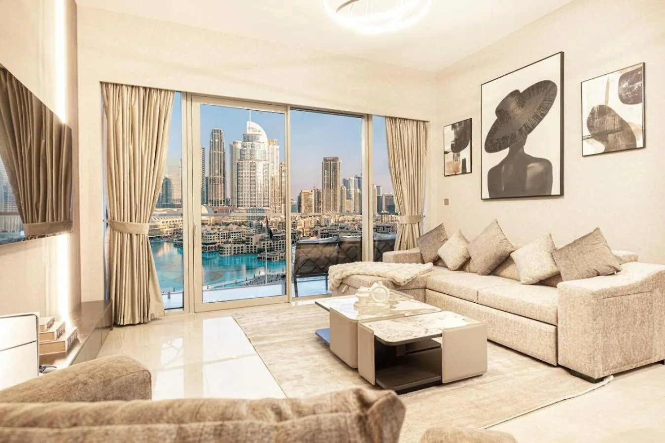 New Years Luxury Burj Khalifa And Fountain Views Apartment Dubai