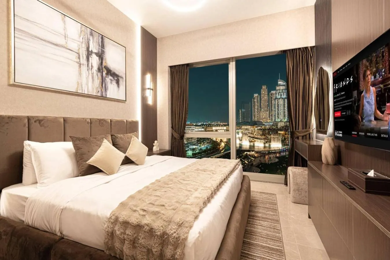 New Years Luxury Burj Khalifa And Fountain Views Lägenhet Dubai